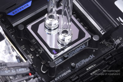 WAC Alphacool Eisblock XPX Aurora Edge - Full Brass Chrome Digital RGB