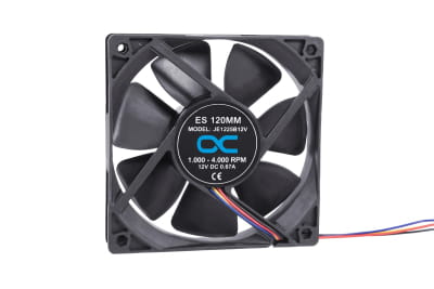 L12 Alphacool ES 120mm 1.000-4.000rpm Fan ( 120x120x25mm ) - Two Ball Bearing - PWM EOL