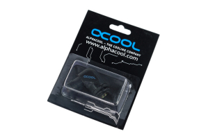 ANT Alphacool HF 13mm (1/2") Schlauchanschluss 90° drehbar G1/4 mit O-Ring - Deep Black