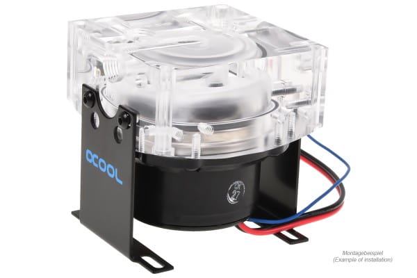 PUZ Alphacool Eisdecke D5 Aufsatz - Acryl G1/4 - (VPP755/VPP655/TPP644/MCP655) V.3