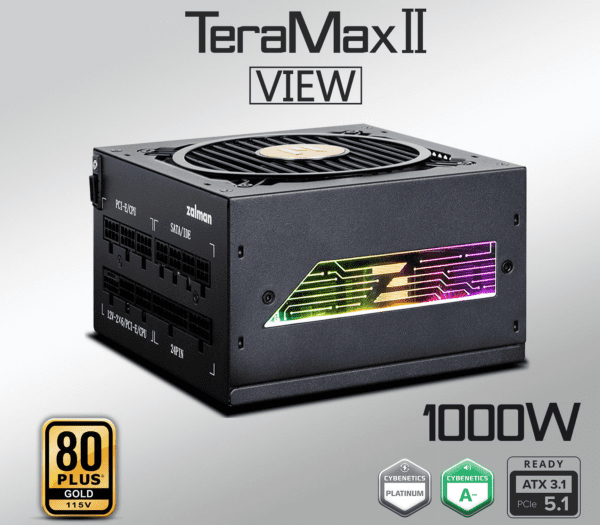 NET Zalman TeraMax II ZM1000-TMX2 VIEW 1000W PSU