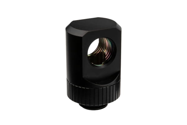 ANF EK Water Blocks EK-Torque Adapter T-Splitter G1/4 Zoll AG auf 2x G1/4 Zoll IG - drehbar, schwarz