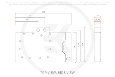 WAK EK Water Blocks EK-Quantum Vector2 FE RTX 4090 D-RGB - Nickel + Plexi
