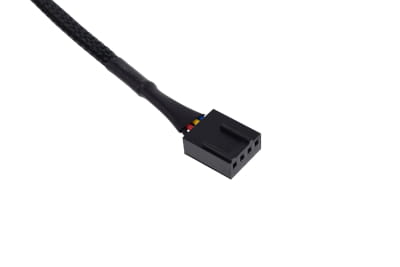 LK Phobya 4Pin PWM Stecker auf Stecker - Schwarz 30cm