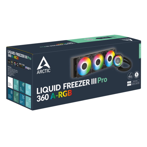 KOI B-Ware Arctic Liquid Freezer III Pro 360 A-RGB (Black) All-in-One CPU-Wasserkühler