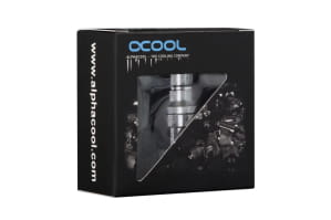 ANK Alphacool Eiszapfen Schnellverschluss Stecker G1/4 IG - Chrome