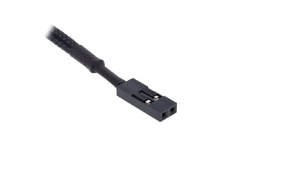 B-Ware Alphacool Eiszapfen Temperatursensor G1/4 IG/IG mit AG Adapter - Deep Black