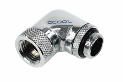 ANF Alphacool HF Winkeladapter 90° drehbar G1/4 AG auf G1/4 IG - Chrome PHT EOL ANF Alphacool HF Winkeladapter 90° drehbar G1/4 AG auf G1/4 IG - Chrome PHT EOL