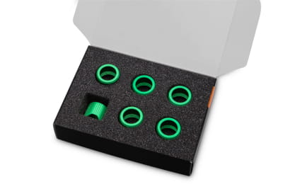 EK Water Blocks EK-Quantum Torque Compression Ring 6-Pack STC 13 - Green