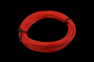 KAB Kupferlitze isoliert 1x0,14mm² rot 10m (1000cm)