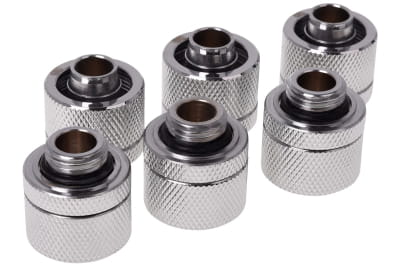 ANS B-Ware Alphacool HF 16/10 Anschraubtülle G1/4 - Chrome Sixpack PHT EOL
