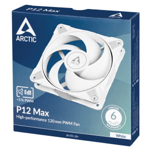 L12 Arctic P12 Max White High-Speed PWM-Lüfter