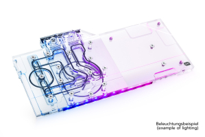 WAK Alphacool Eisblock Aurora Acryl GPX-N Geforce RTX 3070 FTW3 Ultra mit Backplate PHT EOL