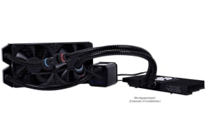 ROH Alphacool Eisbaer GPX Extension Set 90° (Schlauch und Anschlüsse)