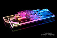 WAK Alphacool Eisblock Aurora Acryl GPX-A Radeon 5700 XT ROG Strix EOL