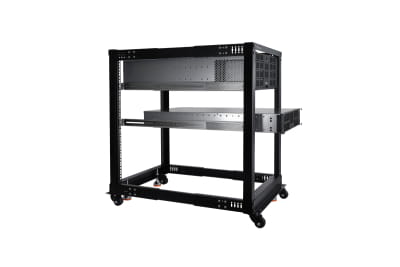 GHE Alphacool ES 19" Open Frame Serverrack 15HE Verstellbare Tiefe