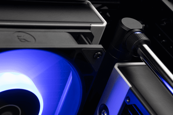 ANF EK Water Blocks EK-Quantum Torque Adapter 90 Grad G1/4 Zoll AG auf G1/4 Zoll IG - drehbar, schwarz