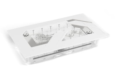 AGB Alphacool Apex Distroplate Dark Base Pro 901 White mit VPP/D5 Apex PWM Pumpe