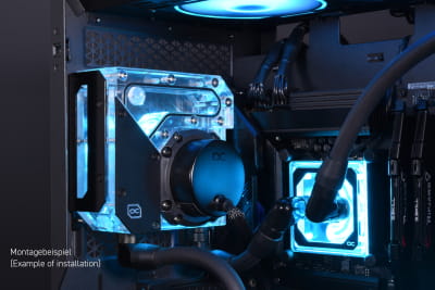 PUM Alphacool Rise Flat Reservoir D5 mit VPP Pumpe