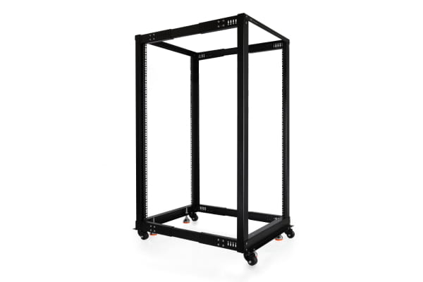 GHE Alphacool ES 19" Open Frame Serverrack 25HE Verstellbare Tiefe