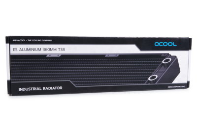 RAD Alphacool ES Aluminium 360 mm T38  - (For Industry only) EOL
