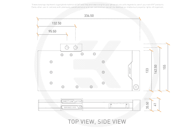 WAK EK Water Blocks EK-Quantum Vector2 Trio RTX 3080/90 ABP Set D-RGB - Nickel + Acetal