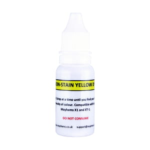 WAZ Mayhems Non Stain Dye Yellow 15ml