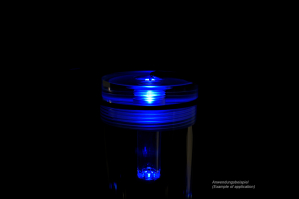 AGB Alphacool Eisbecher 250mm Acryl Ausgleichsbehälter EOL