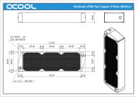 RAD Alphacool NexXxoS UT60 Full Copper X-Flow 360mm Radiator