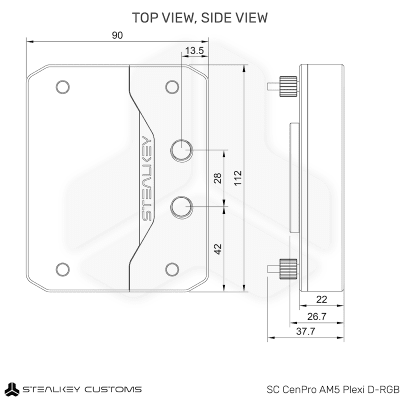 WAC Stealkey CenPro AM5 Acryl D-ARGB