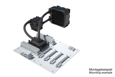 SVK Alphacool ES Pro 3U - 1 x 120 XT / XPX Pro 1U / Reservoir 2U - DDC310 SVK Alphacool ES Pro 3U - 1 x 120 XT / XPX Pro 1U / Reservoir 2U - DDC310