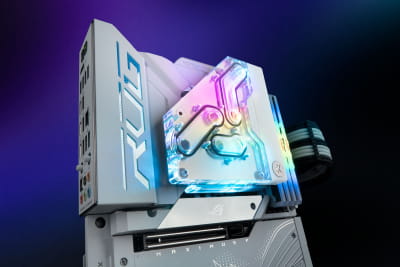 WAC EK Water Blocks EK-Quantum Momentum2 VRM Bridge ROG Maximus Z790 Formula D-RGB - White