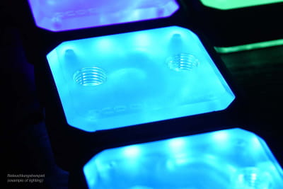 WACZ Alphacool Aurora XPX RGB Frame - Black PHT EOL
