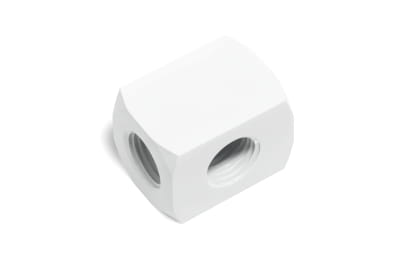 ANF Alphacool HF Anschlussterminal TEE T-Stück Rund G1/4 - White