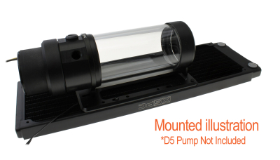 AGB XSPC D5 Photon 170 ARGB Reservoir V3 (for D5 Pump) - black