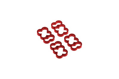 KAB Alphacool Eiskamm Alu X6 - 4mm red - 4 Stück PHT EOL