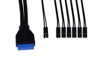 GHZ Alphacool ES Front I/O-Panel mit USB 3.0 und Kabelsatz für Servergehäuse