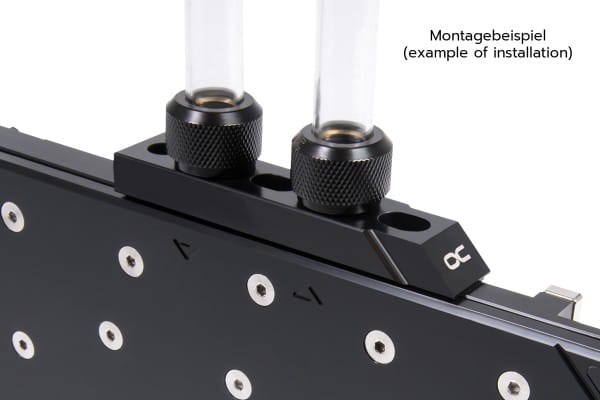 WAGZ Alphacool GPU Terminal flat straight - Acetal