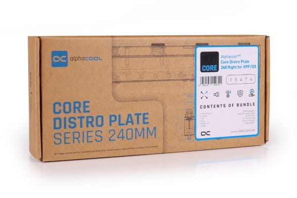 AGB Alphacool Core Distro Plate 240 Links VPP/D5 PHT EOL