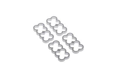 KAB Alphacool Eiskamm Alu X8 - 4mm silver - 4 Stück PHT EOL