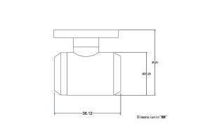 ANZ Bykski B-DV-CE-BK Kugelhahn G1/4 - Black