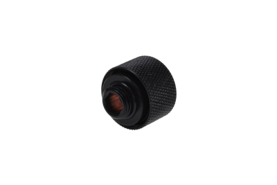 ANS Alphacool HT 16mm HardTube Anschraubtülle G1/4 - gerändelt - Deep Black PHT EOL