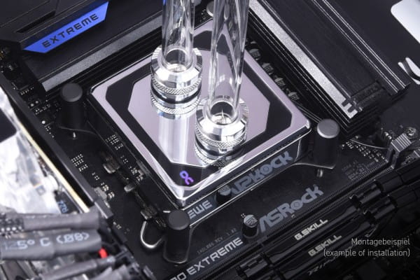 WAC Alphacool Eisblock XPX Aurora Edge - Full Brass Chrome Digital RGB PHT EOL