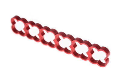 KAB Alphacool Eiskamm Alu X24 - 4mm red - 2 Stück PHT EOL