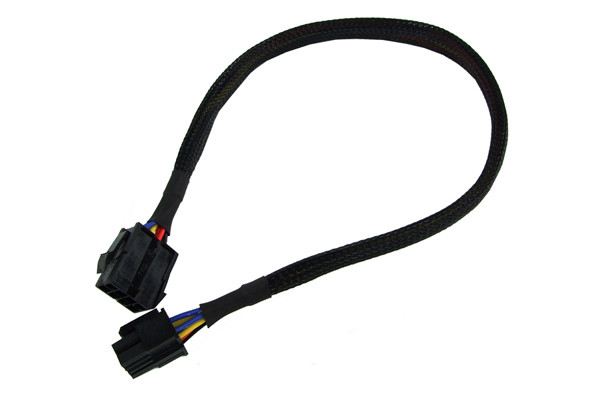 Phobya Verlängerung 8-Pin oder EPS12V 45cm - Schwarz