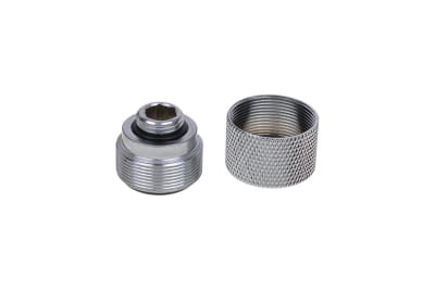 ANS Alphacool HT 16mm HardTube Anschraubtülle G1/4 - gerändelt - Chrome PHT EOL