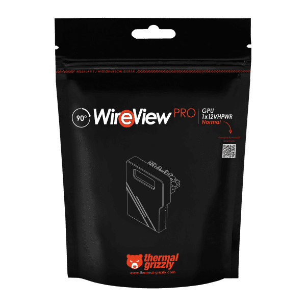 ZK Thermal Grizzly WireView Pro GPU 1x12VHPWR 90°, Normal