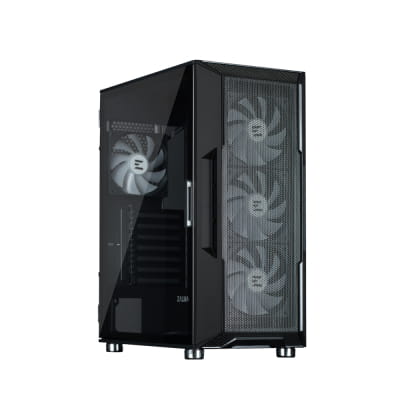 GHE Zalman i3 Neo ARGB V2 Tempered Glass PC-Gehäuse  ATX  - Schwarz