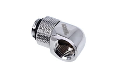 ANF Alphacool Eiszapfen L-Verbinder drehbar G1/4 AG auf G1/4 IG - Chrome