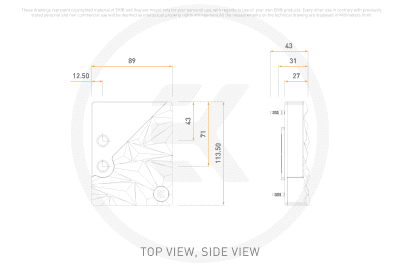 WAC EK Water Blocks EK-Quantum Velocity² Edge D-RGB - AM5 Black Special Edition
